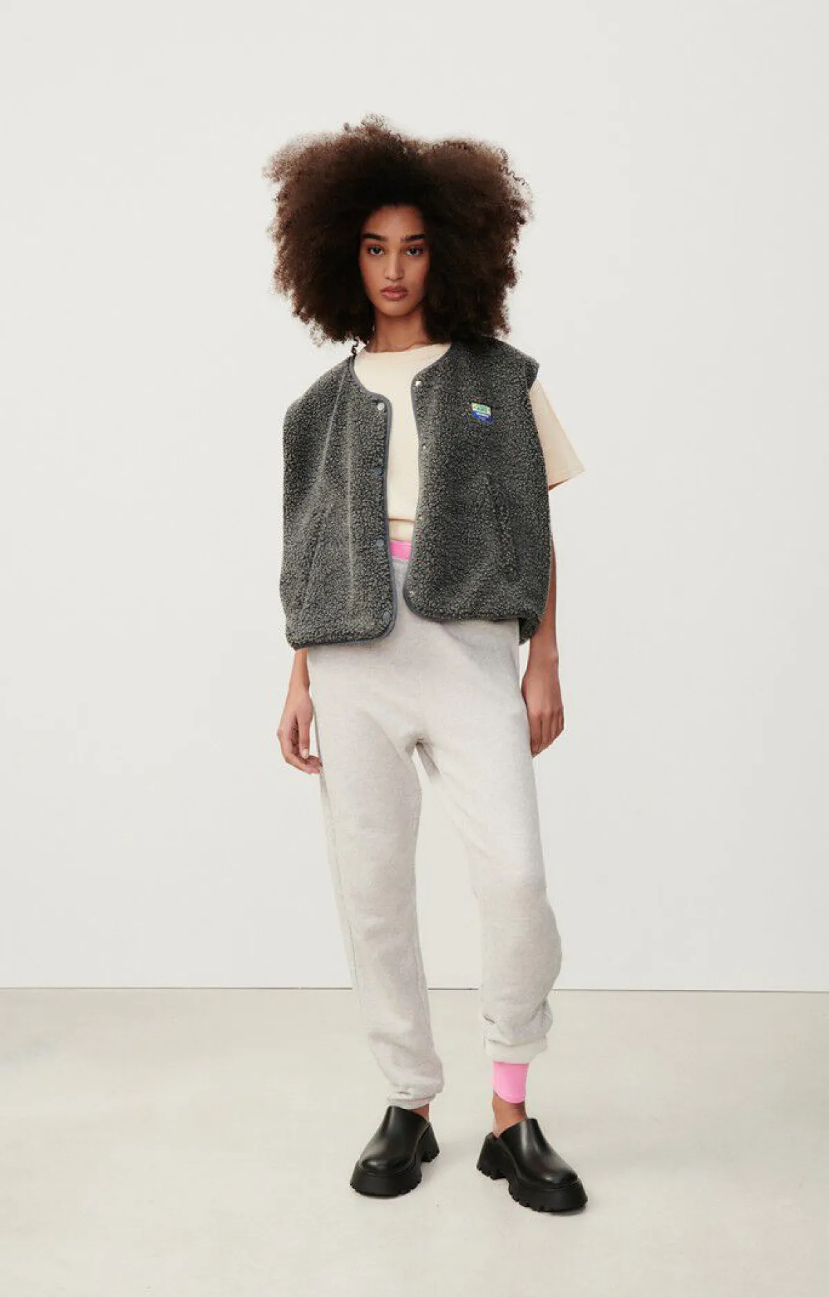 American Vintage Women'S Jacket Hoktown Charcoal Melange Cheap