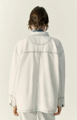 American Vintage Women'S Jacket Joybird Super Bleached Hot