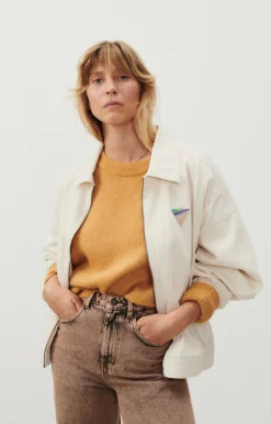 American Vintage Women'S Jacket Tirabay Ecru Shop