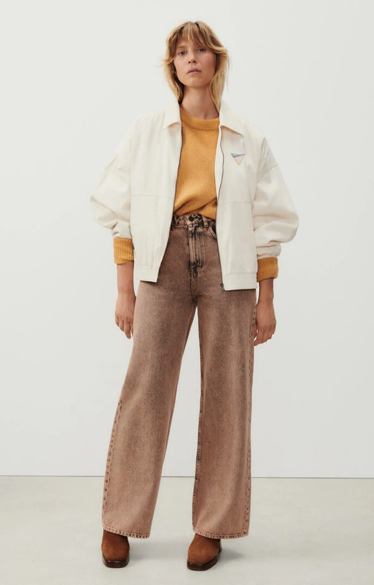 American Vintage Women'S Jacket Tirabay Ecru Shop