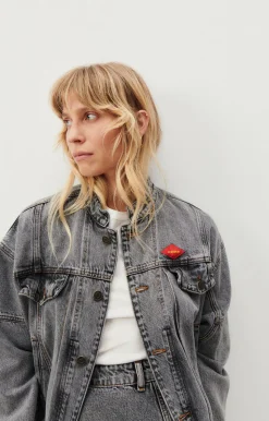 American Vintage Women'S Jacket Yopday Salt And Pepper Best Sale