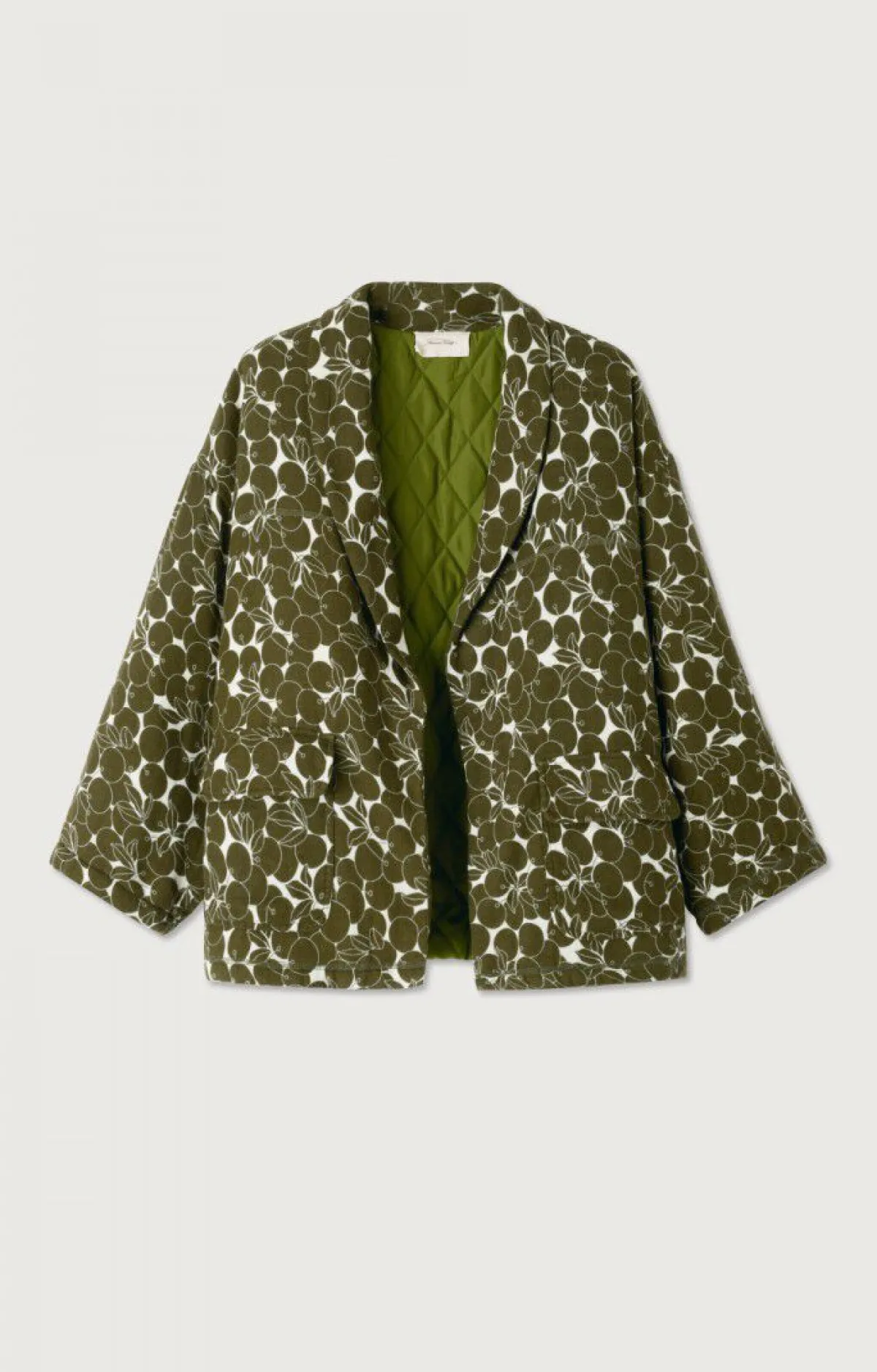 American Vintage Women'S Jacket Yuzy Gaby Khaki Best