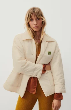 American Vintage Women'S Jacket Zotcity Ecru Fashion