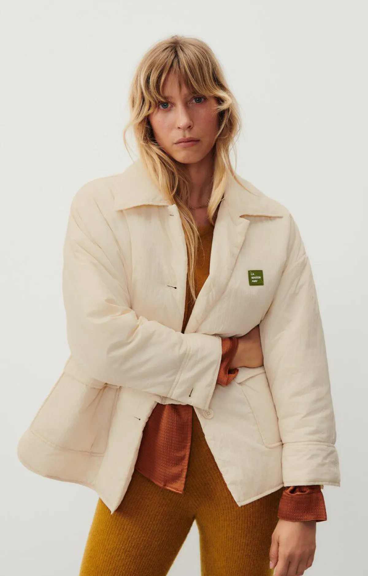 American Vintage Women'S Jacket Zotcity Ecru Fashion