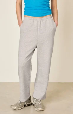 American Vintage Women'S Joggers Ganow Light Grey Melange Best Sale
