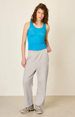 American Vintage Women'S Joggers Ganow Light Grey Melange Best Sale