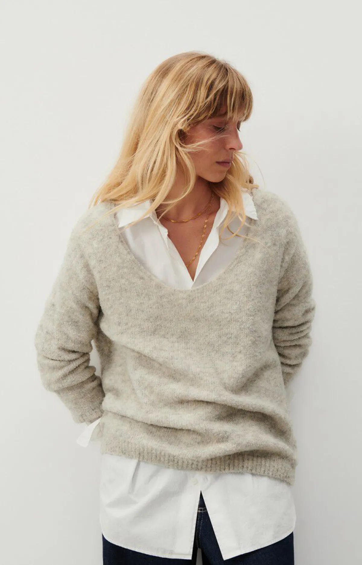 American Vintage Women'S Jumper Cikoya Polar Melange Cheap