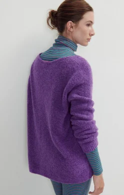 American Vintage Women'S Jumper Cikoya Purple Best