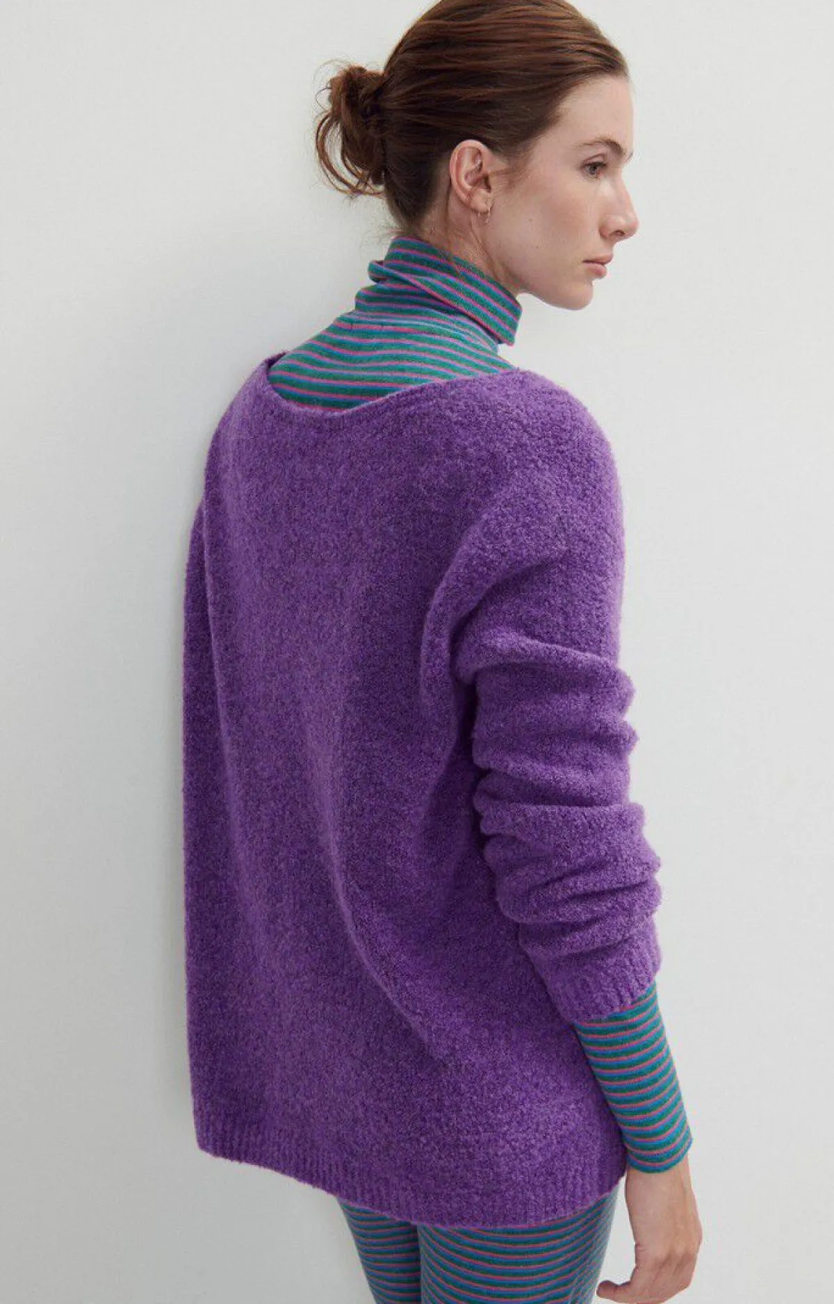 American Vintage Women'S Jumper Cikoya Purple Best