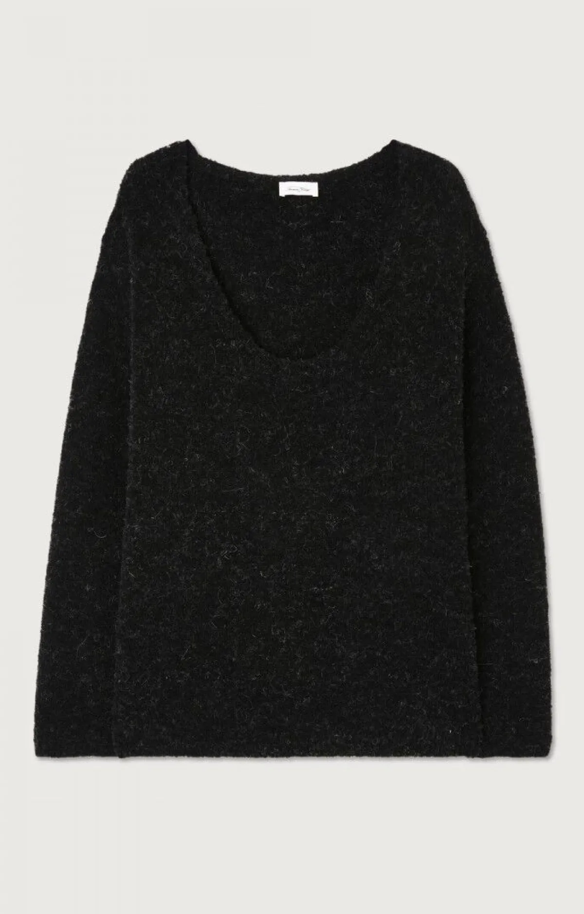 American Vintage Women'S Jumper Cikoya Black Melange Flash Sale
