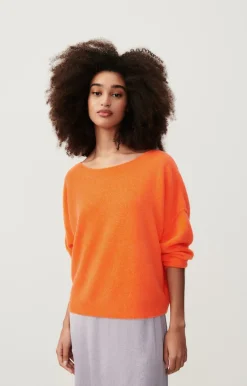 American Vintage Women'S Jumper Damsville Fluorescent Orange Online
