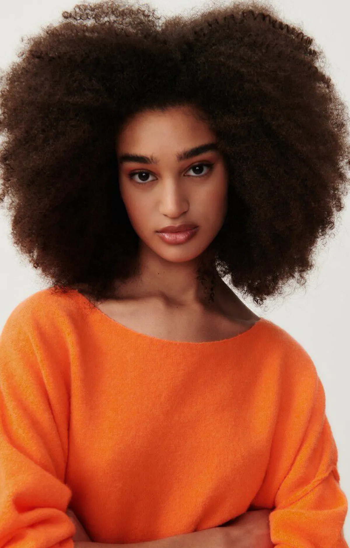 American Vintage Women'S Jumper Damsville Fluorescent Orange Online
