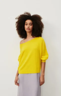 American Vintage Women'S Jumper Damsville Sunflower New