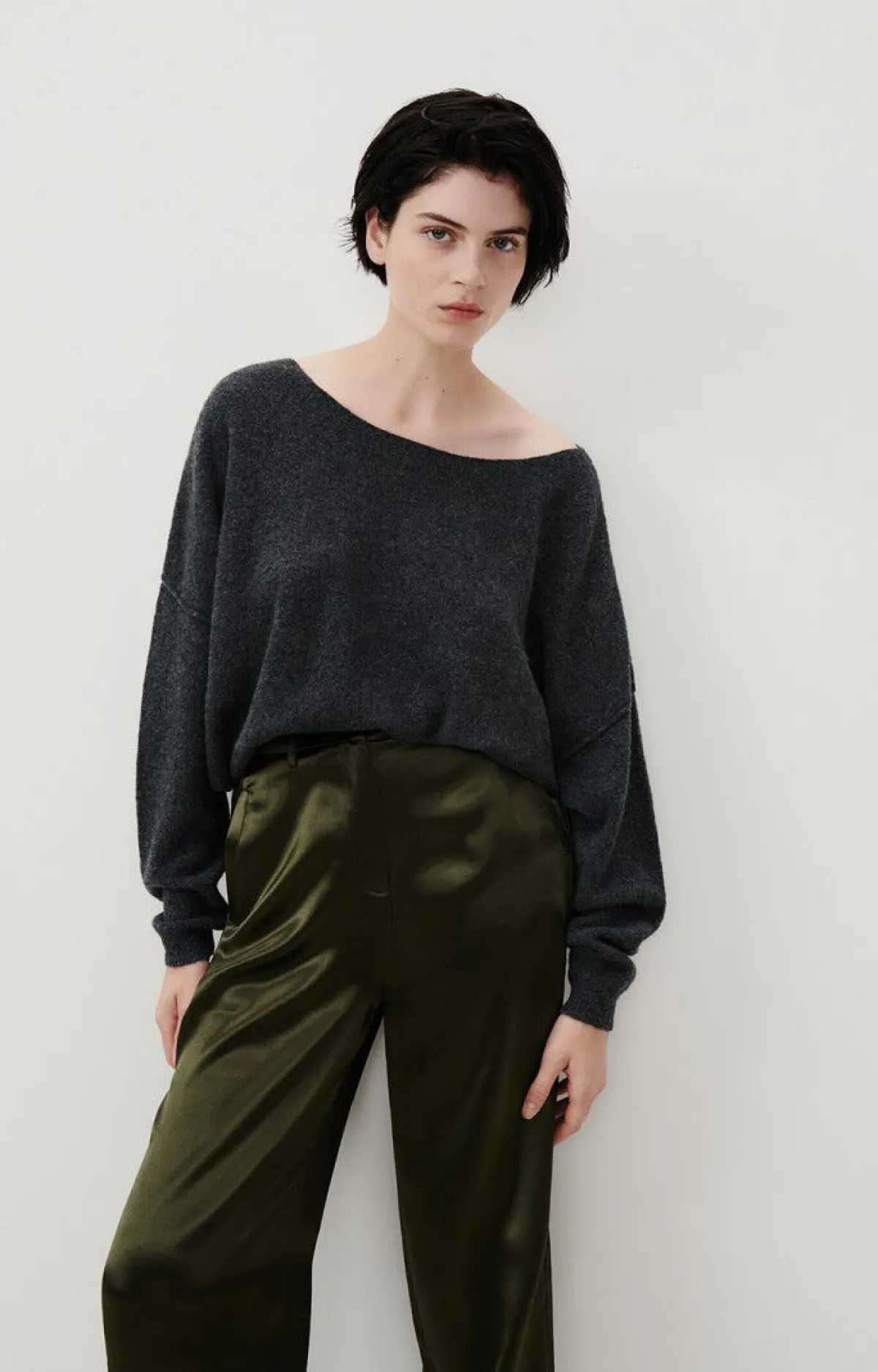 American Vintage Women'S Jumper Damsville Rain Melange Discount