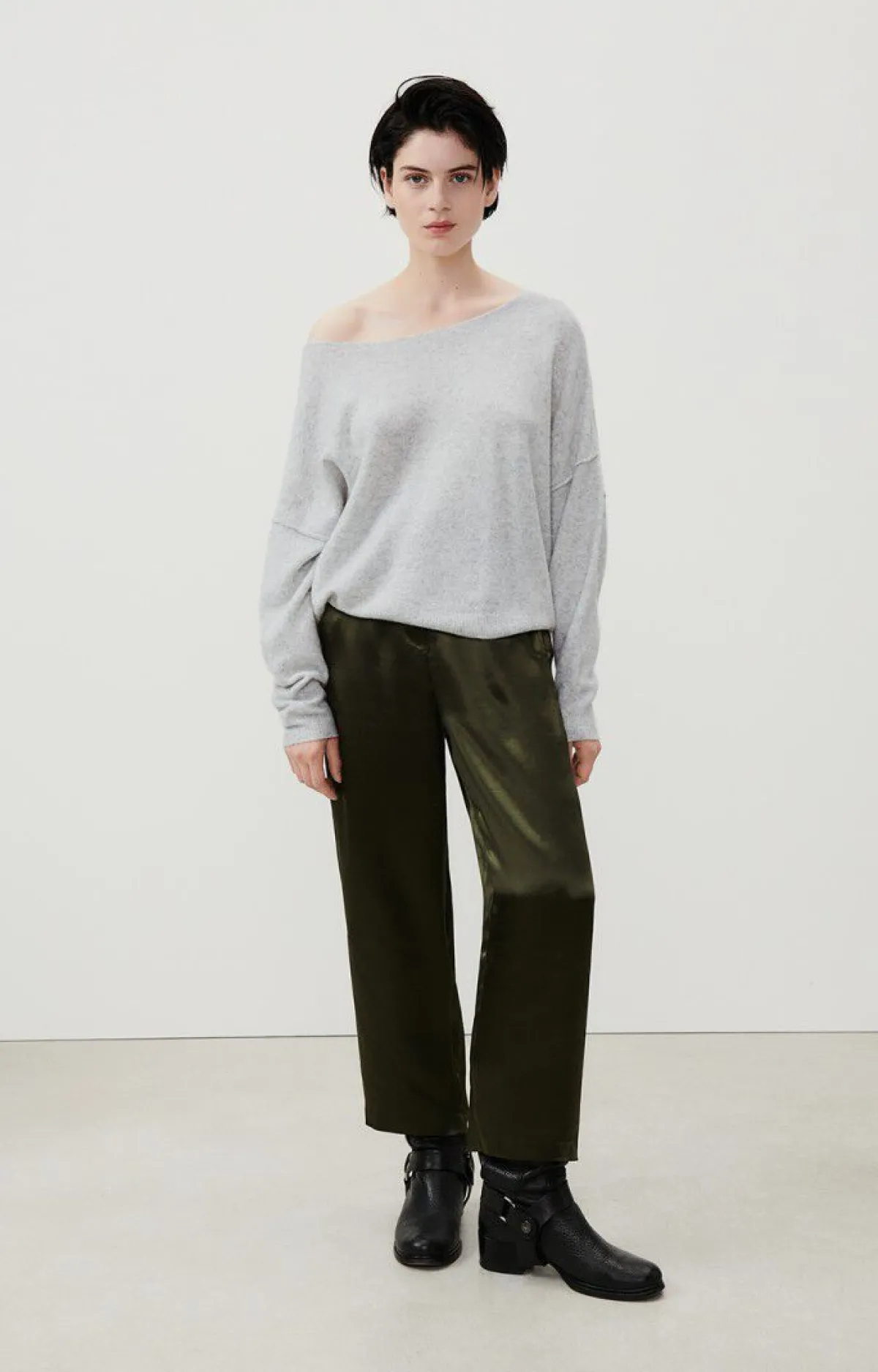 American Vintage Women'S Jumper Damsville Heather Grey Online