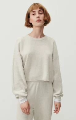 American Vintage Women'S Jumper Dozborow Ecru Melange Discount
