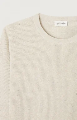 American Vintage Women'S Jumper Dozborow Ecru Melange Discount