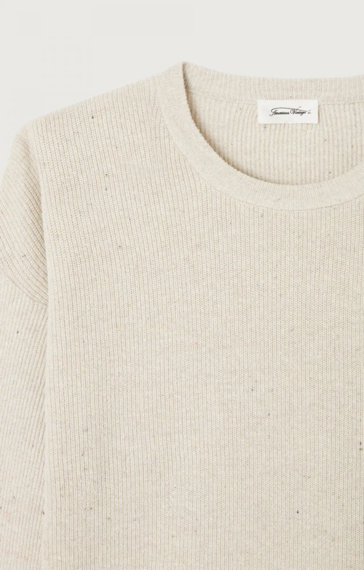 American Vintage Women'S Jumper Dozborow Ecru Melange Discount