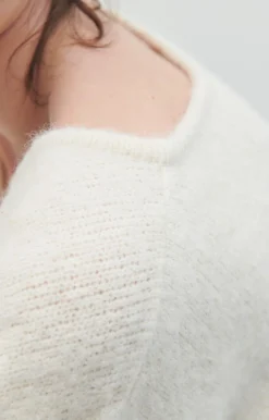 American Vintage Women'S Jumper East Pearl Melange Fashion
