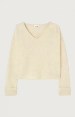 American Vintage Women'S Jumper East Pearl Melange Fashion