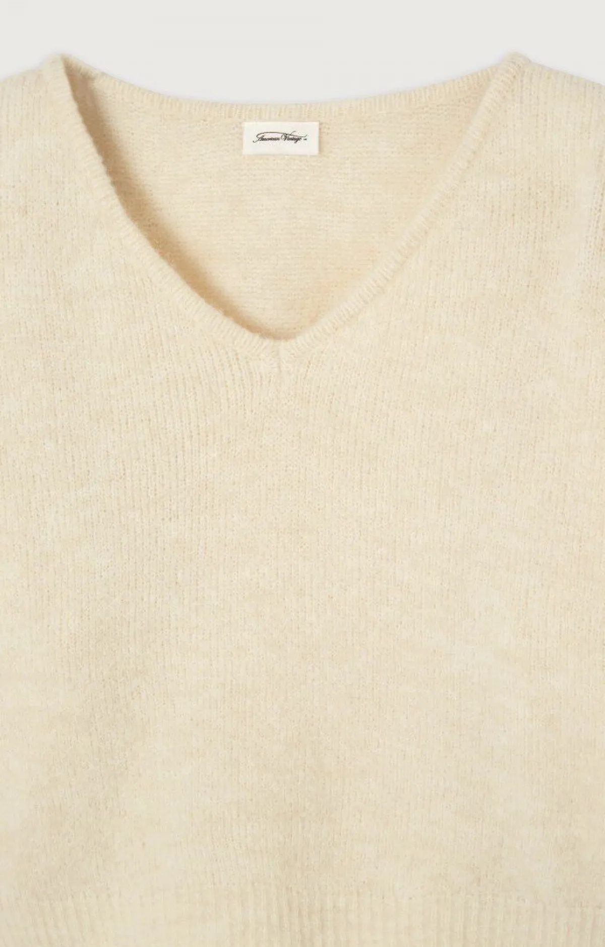 American Vintage Women'S Jumper East Pearl Melange Fashion