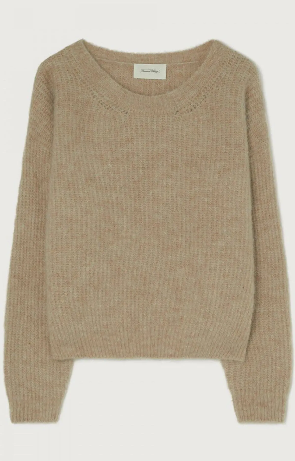 American Vintage Women'S Jumper East Beige Melange Best Sale