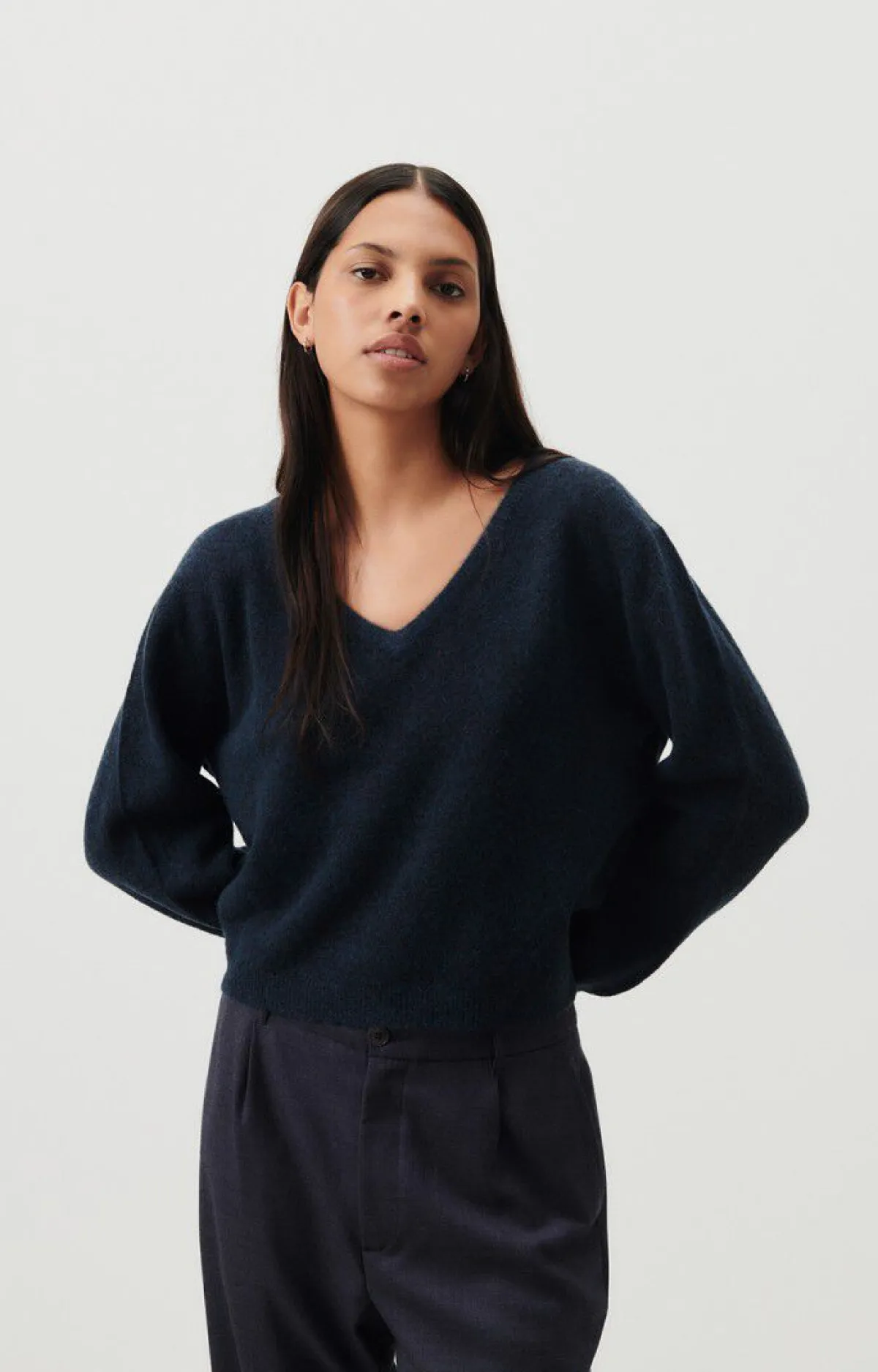 American Vintage Women'S Jumper Razpark Abysse Melange Clearance