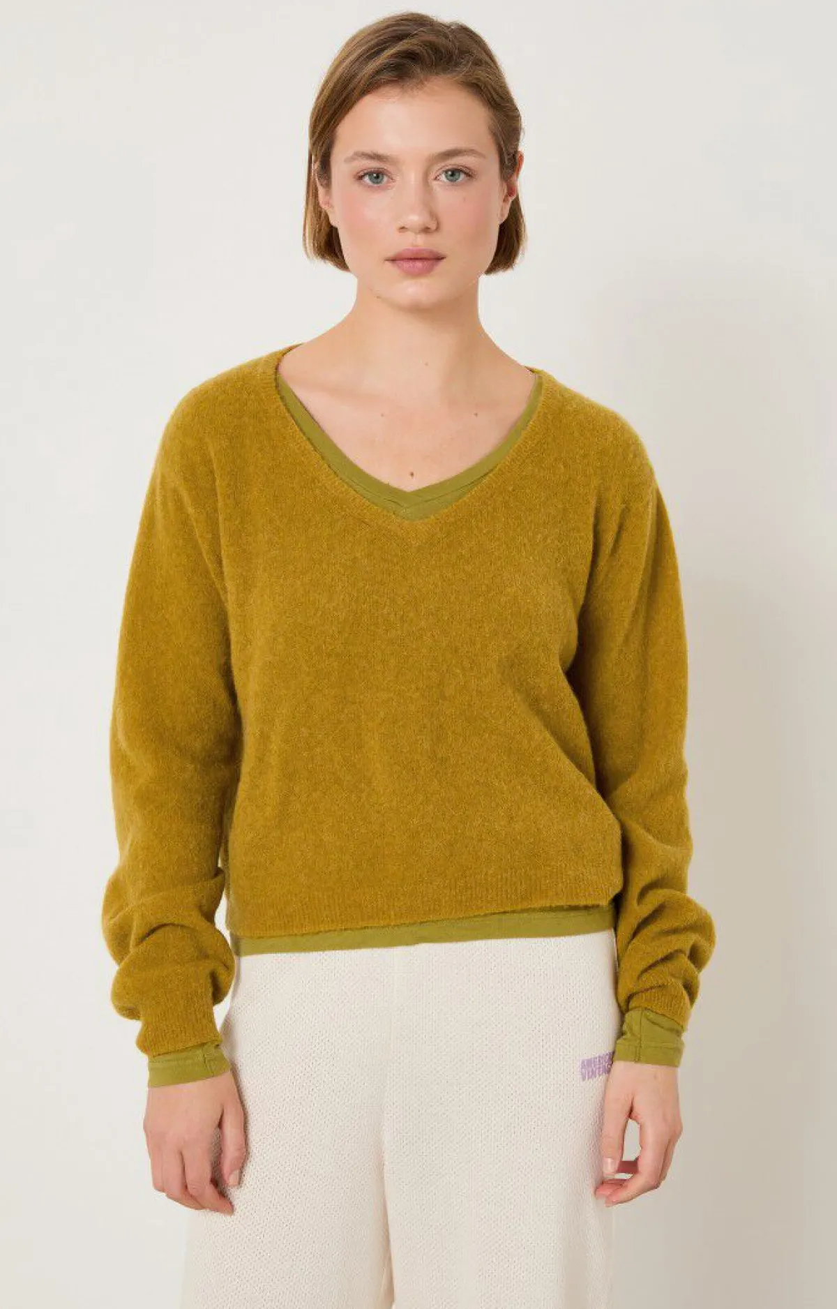American Vintage Women'S Jumper Razpark Saffron Melange Outlet