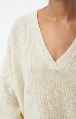 American Vintage Women'S Jumper Razpark Ecru Multimelange Online