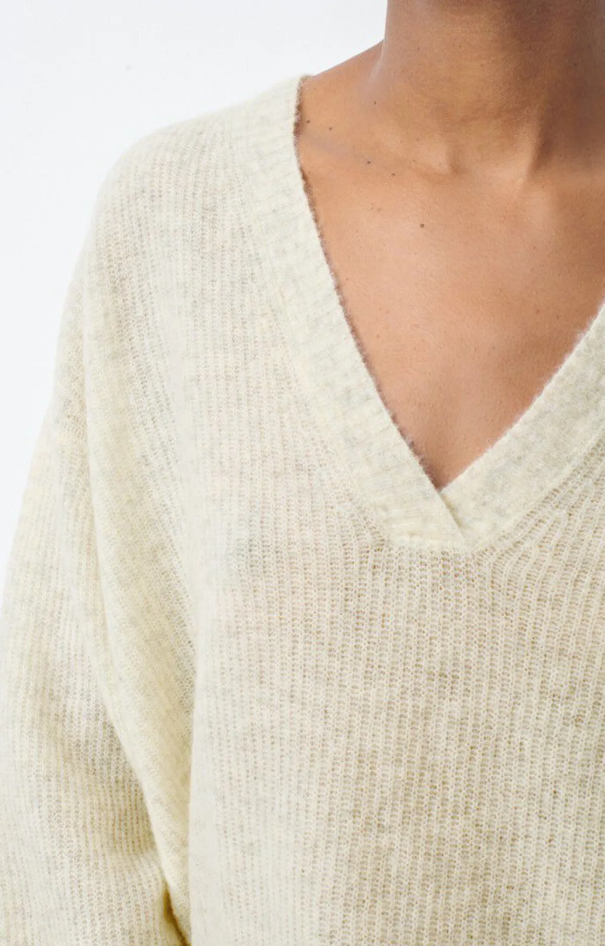 American Vintage Women'S Jumper Razpark Ecru Multimelange Online