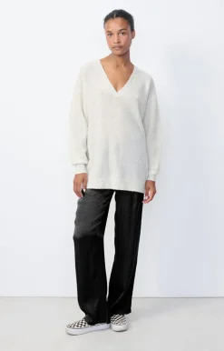 American Vintage Women'S Jumper Razpark Ecru Multimelange Online