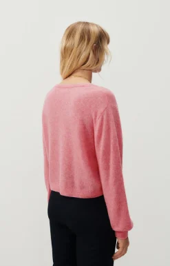 American Vintage Women'S Jumper Razpark Candy Pink Melange Flash Sale