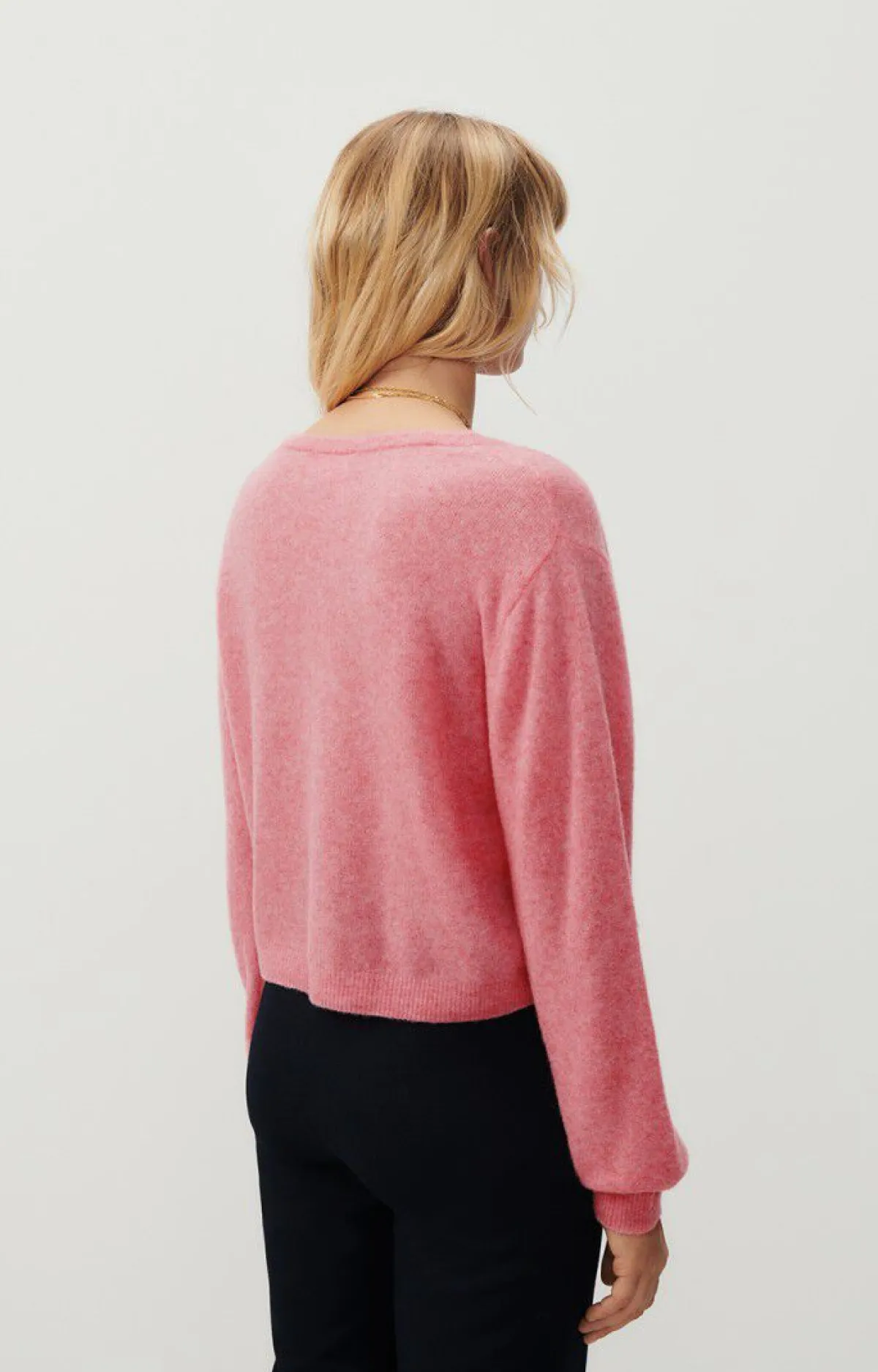 American Vintage Women'S Jumper Razpark Candy Pink Melange Flash Sale