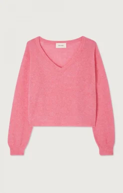 American Vintage Women'S Jumper Razpark Candy Pink Melange Flash Sale
