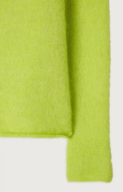 American Vintage Women'S Jumper Tyji Neon Yellow Flash Sale