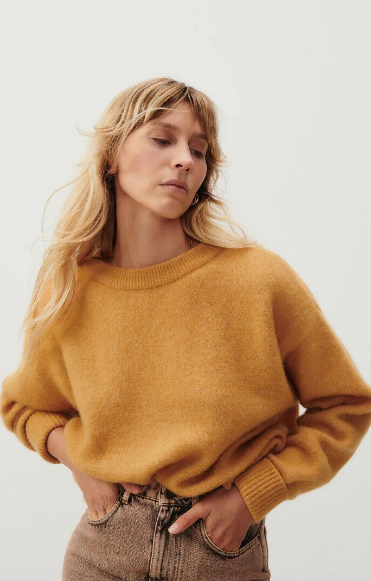 American Vintage Women'S Jumper Vitow Melange Croissant Best