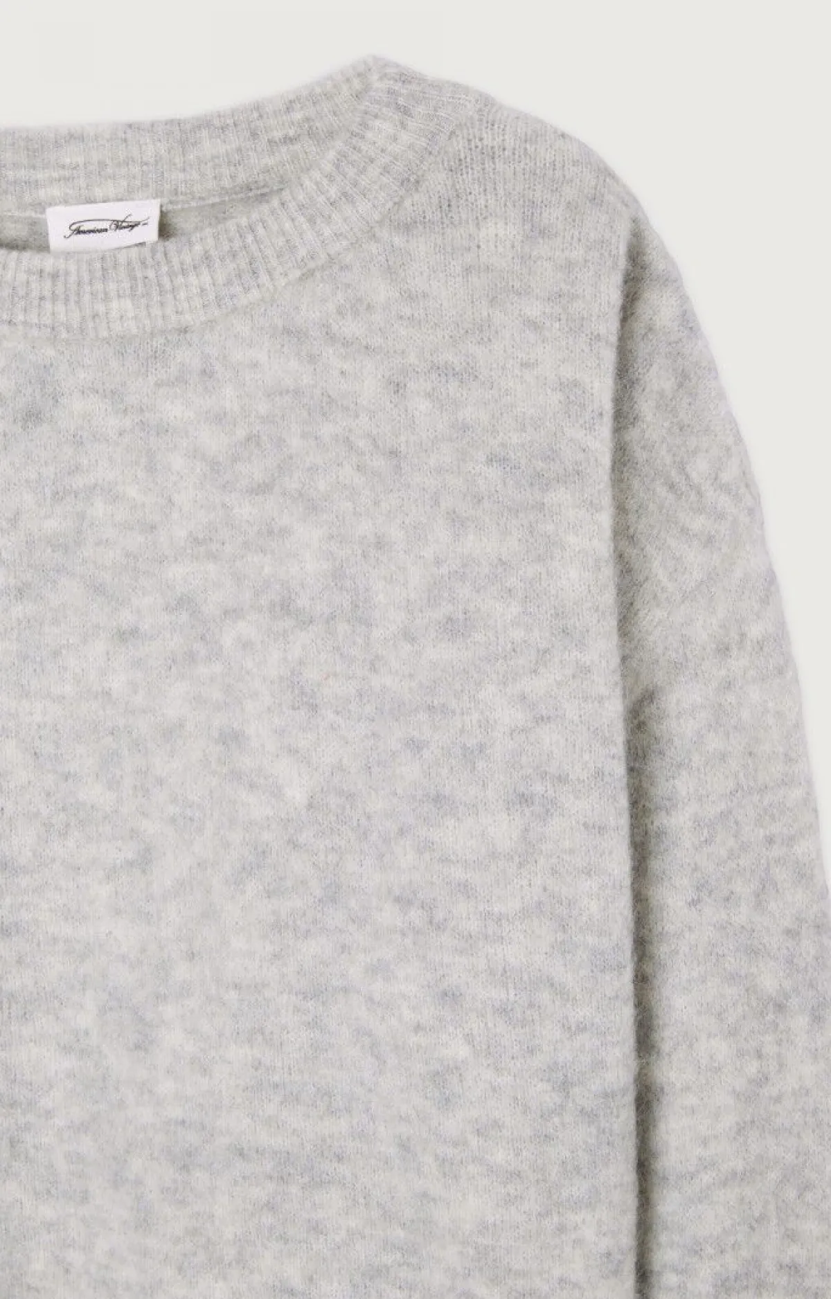 American Vintage Women'S Jumper Vitow Light Grey Melange Cheap