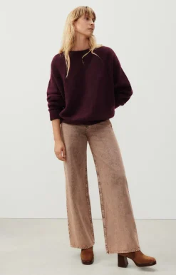 American Vintage Women'S Jumper Vitow Mahogany Melange Online