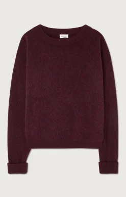American Vintage Women'S Jumper Vitow Mahogany Melange Online