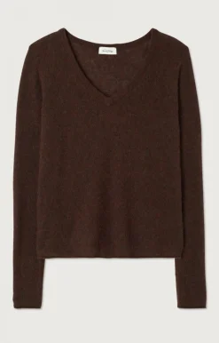 American Vintage Women'S Jumper Xinow Choco Black Melange Best Sale