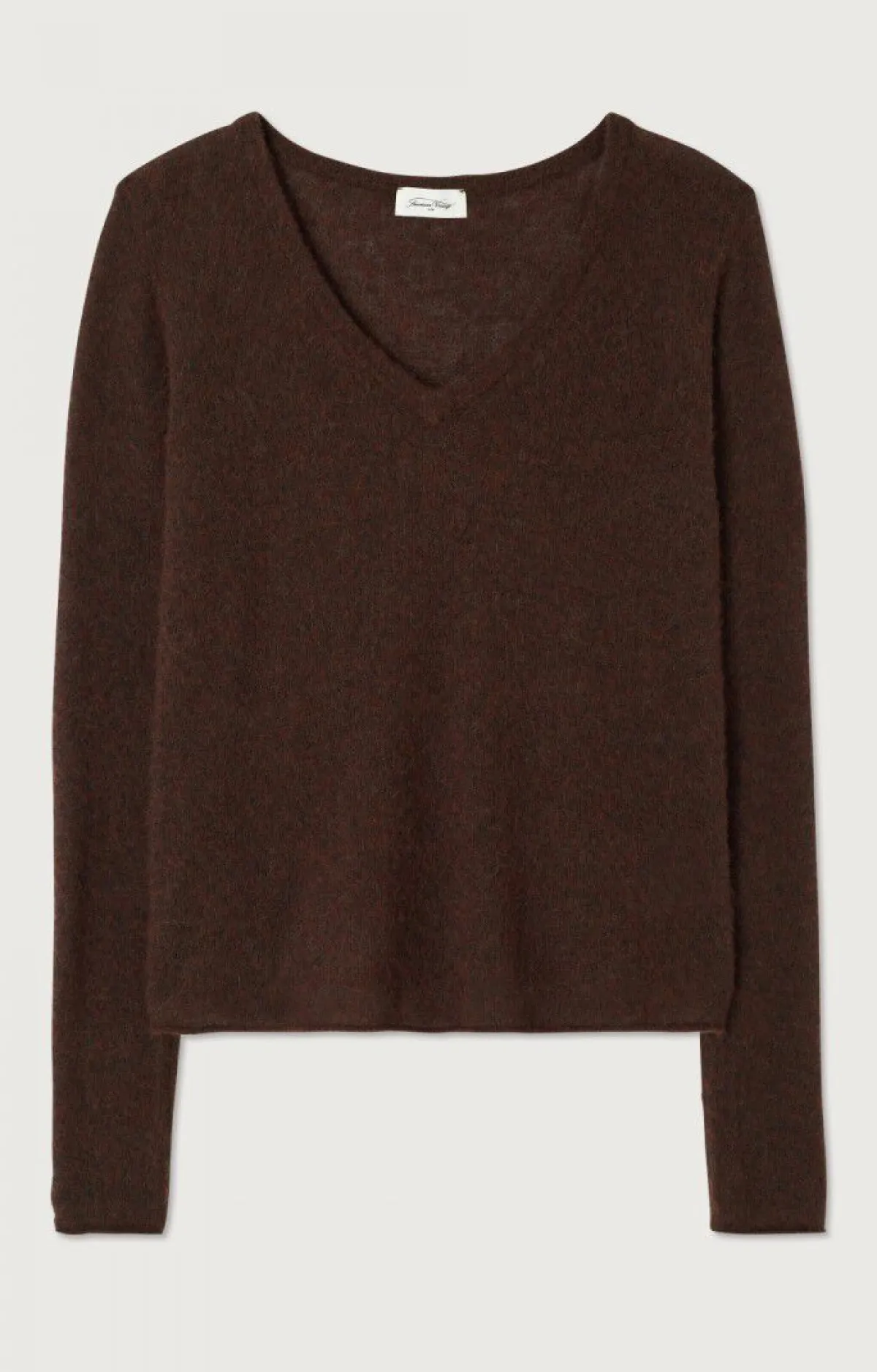 American Vintage Women'S Jumper Xinow Choco Black Melange Best Sale