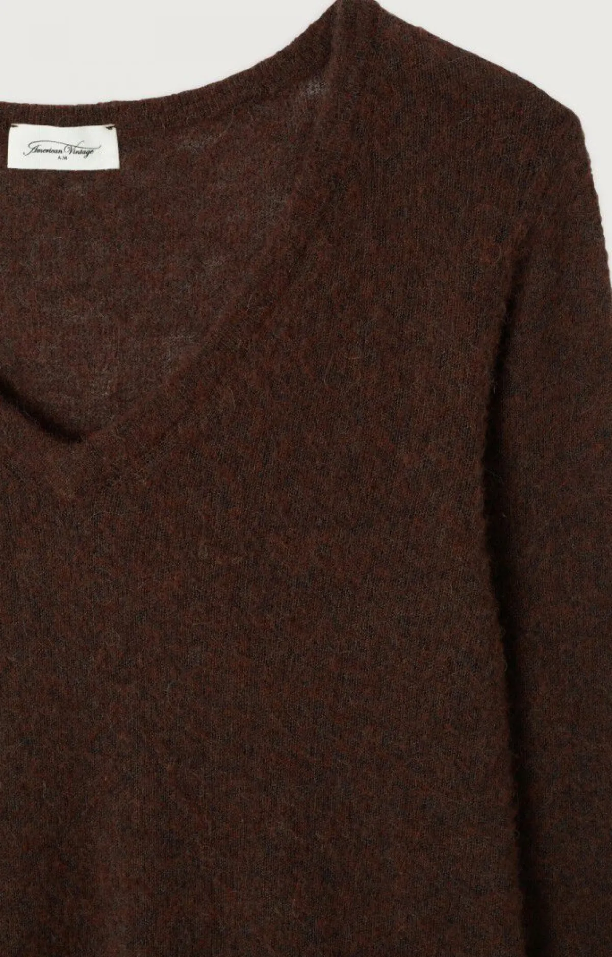American Vintage Women'S Jumper Xinow Choco Black Melange Best Sale