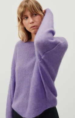 American Vintage Women'S Jumper Yanbay Amethyst Melange Sale
