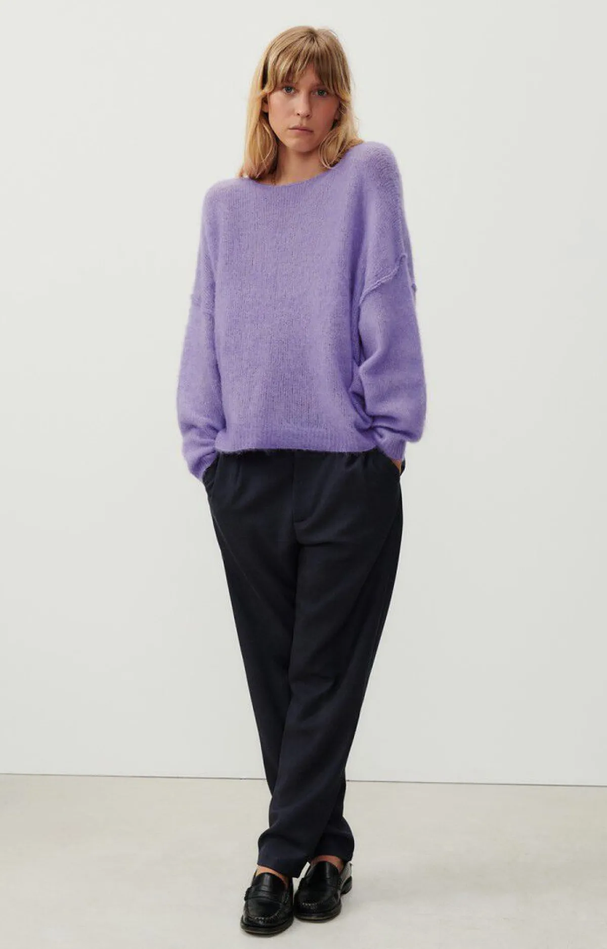 American Vintage Women'S Jumper Yanbay Amethyst Melange Sale