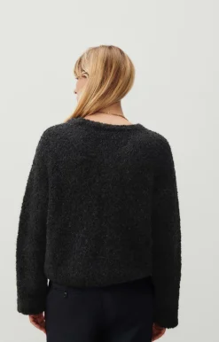 American Vintage Women'S Jumper Zolly Charcoal Melange New