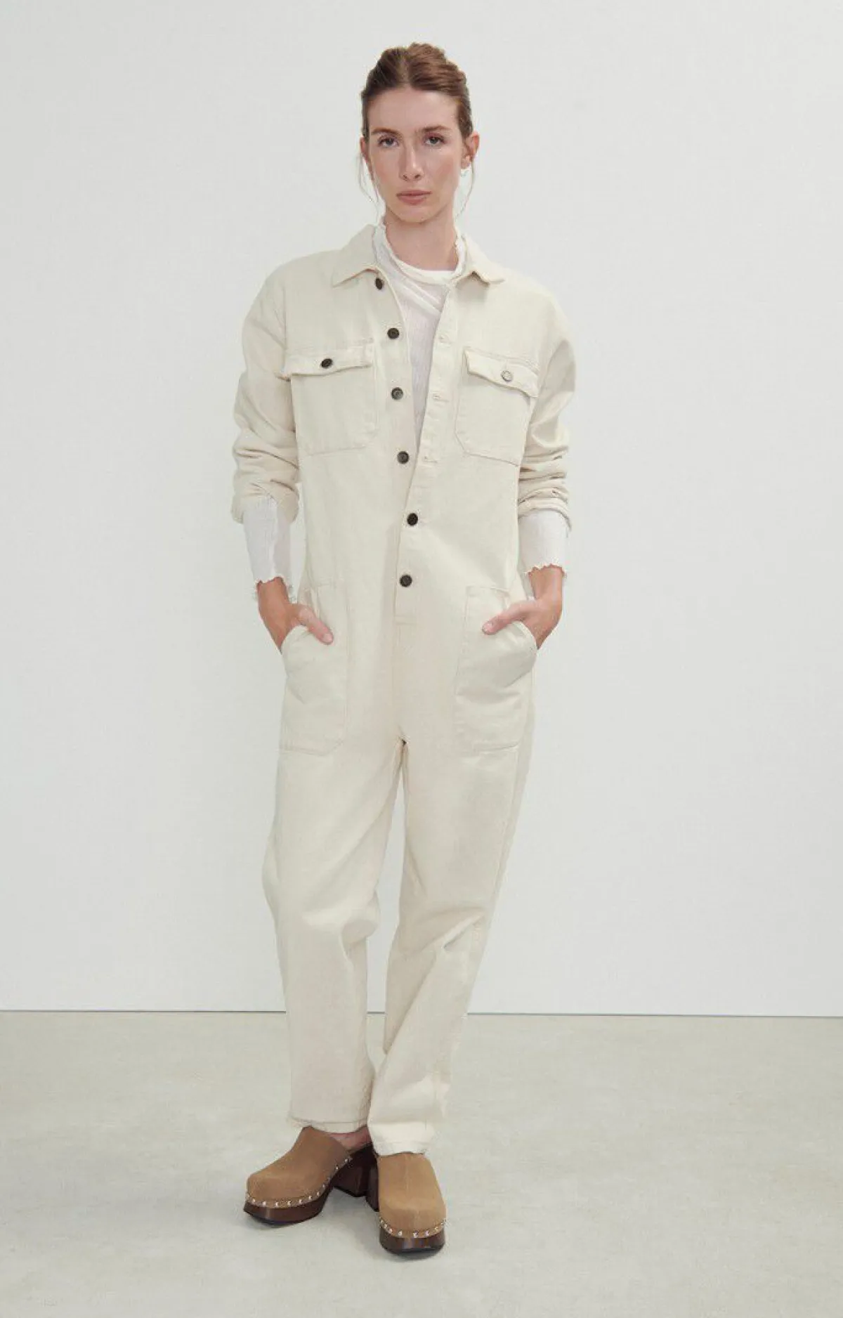 American Vintage Women'S Jumpsuit Snopdog Ecru Online