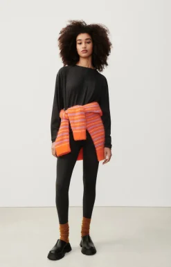 American Vintage Women'S Leggings Ypawood Carbon Melange Sale