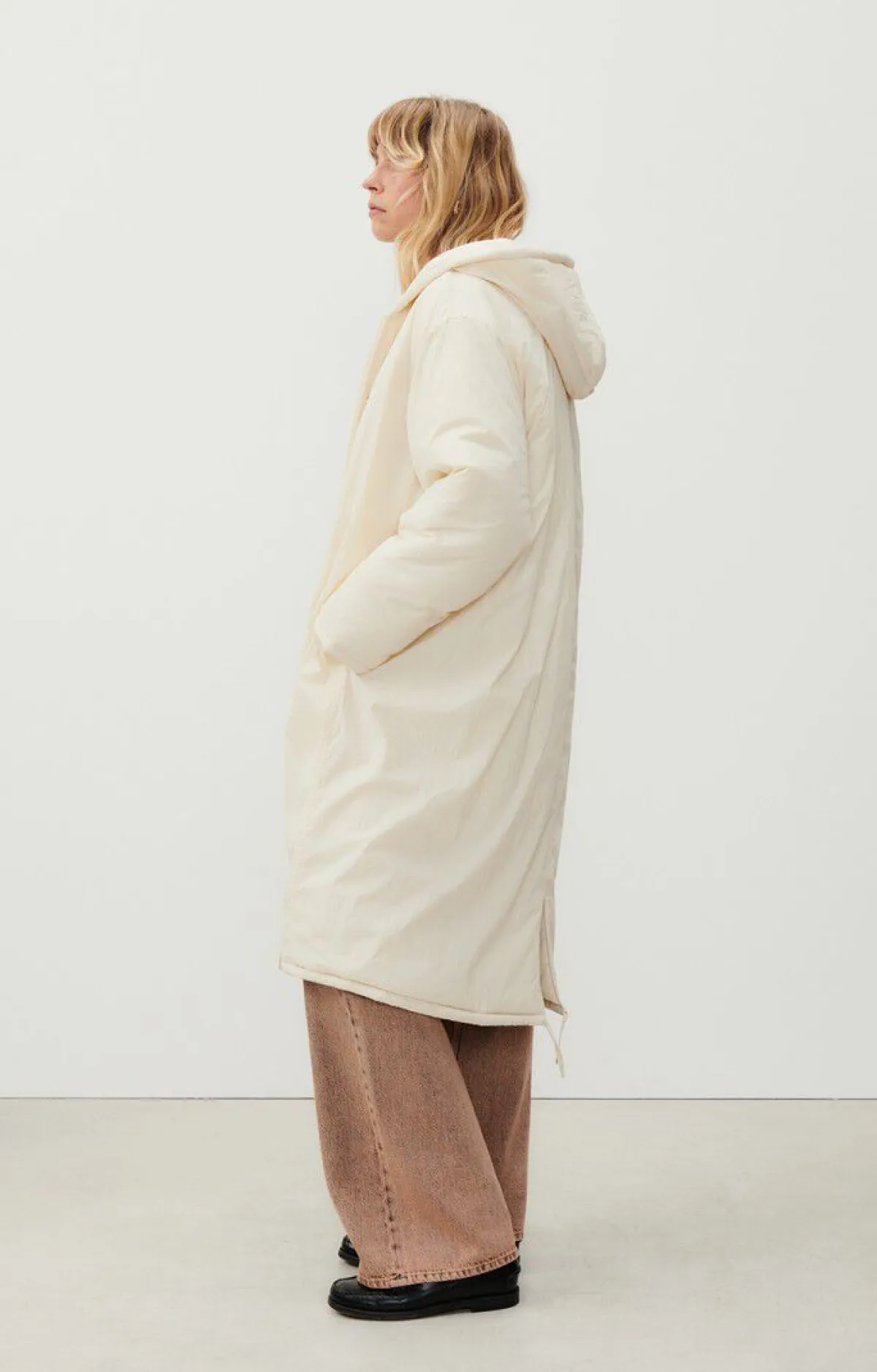 American Vintage Women'S Parka Zotcity Ecru Hot