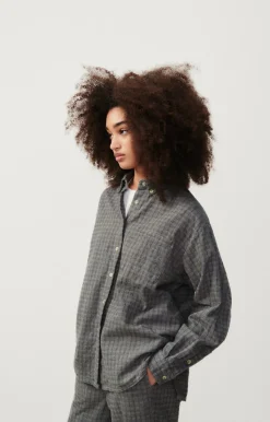 American Vintage Women'S Shirt Jofty Gravel Melange Outlet