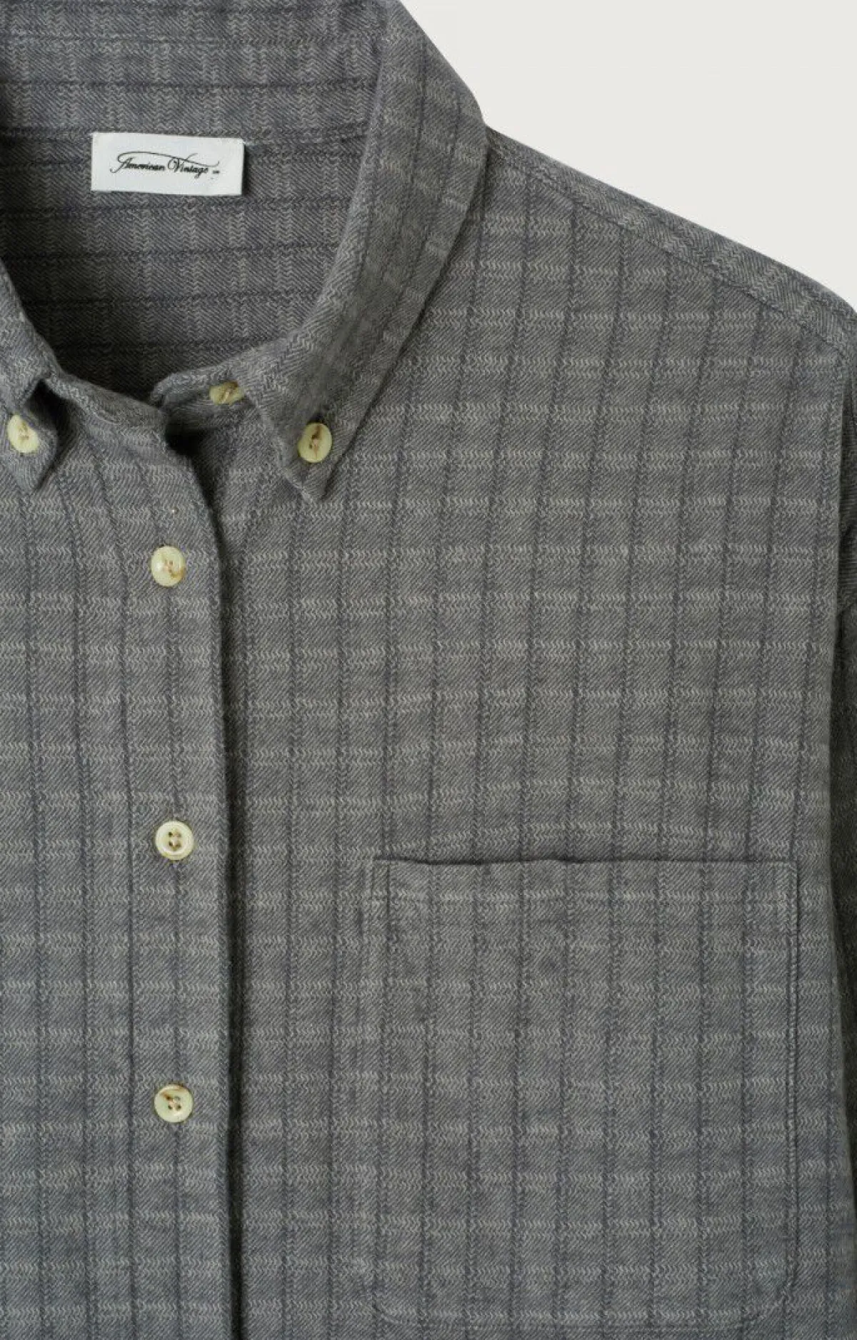 American Vintage Women'S Shirt Jofty Gravel Melange Outlet